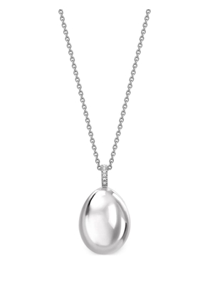 Fabergé 18kt white gold Fabergé Essence Egg pendant necklace - Silver