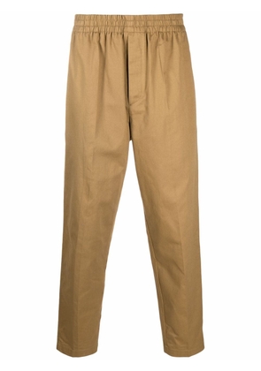 MARANT straight-leg cotton trousers - Neutrals