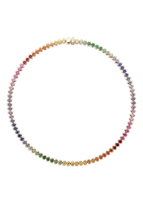 Fabergé 18kt rose gold Colours of Love Cosmic Curve Rainbow necklace - Pink