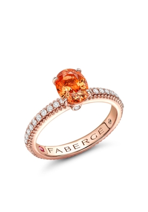 Fabergé 18kt rose gold Colours of Love multi-stone ring - Pink
