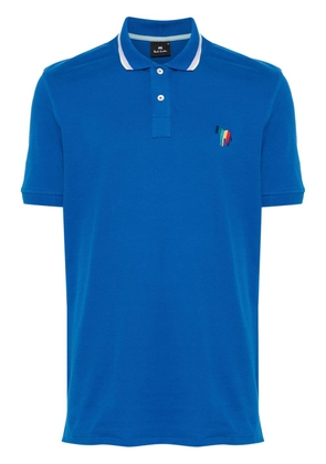 PS Paul Smith Zebra-motif polo shirt - Blue