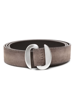 Orciani buckled suede belt - Grey