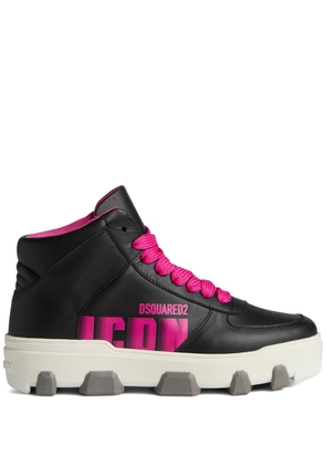Dsquared2 Icon-motif lace-up sneakers - Black