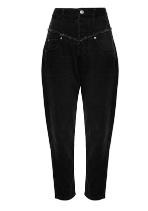 ISABEL MARANT Oliviani tapered jeans - Black