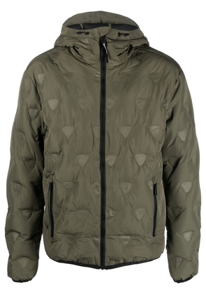 Rossignol logo-print padded zip-up jacket - Green