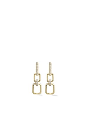 Lark & Berry 14kt yellow gold Nexus diamond drop earrings