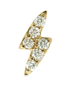 Lark & Berry 14kt yellow gold Lightning Strike diamond stud earring