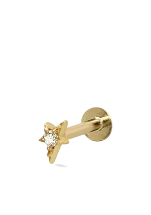 Lark & Berry 14kt yellow gold Shooting Star diamond stud earring