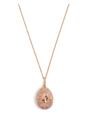 Fabergé 18kt rose gold Heritage Egg pendant necklace