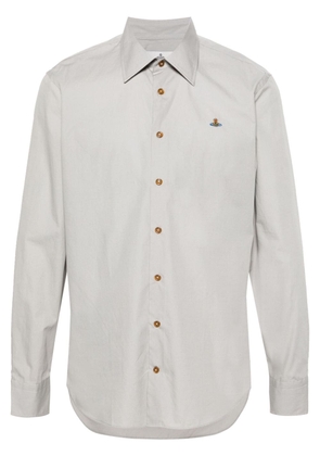 Vivienne Westwood Ghost Orb-embroidered shirt - Grey
