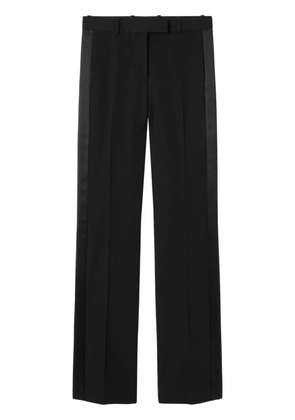 Versace straight-leg virgin wool trousers - Black