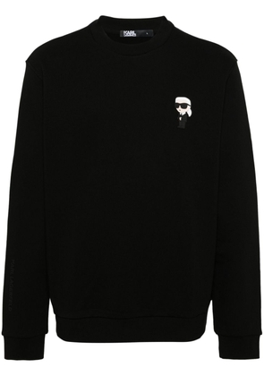 Karl Lagerfeld Ikonik Karl-motif sweatshirt - Black