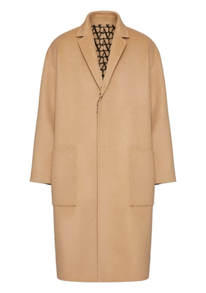 Valentino Garavani Toile Iconographe reversible wool coat - Neutrals