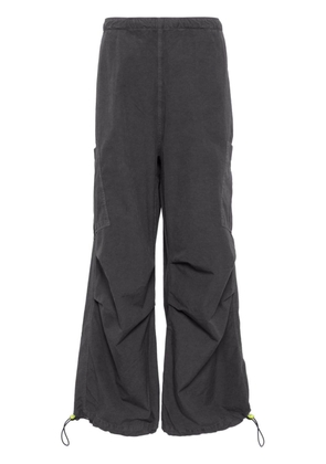 BARROW panelled cotton wide-leg trousers - Grey