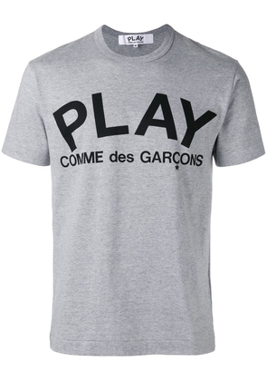Comme Des Garçons Play logo T-shirt - Grey