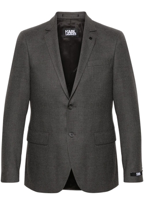 Karl Lagerfeld Clever single-breasted blazer - Grey