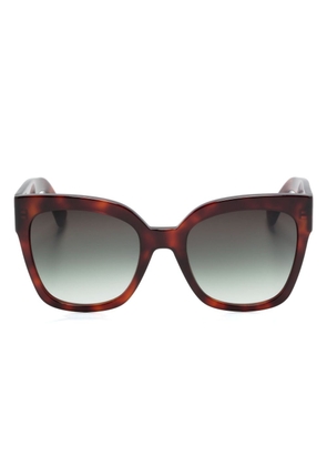 Longchamp LO717S oversize-frame sunglasses - Brown