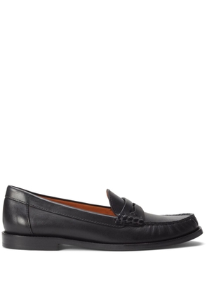 Polo Ralph Lauren penny-slot leather loafers - Black