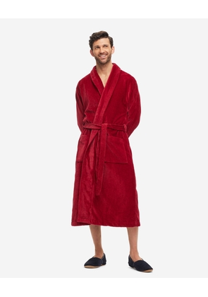 Triton French Terry Robe - Red