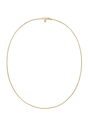 14K Gold Cable Chain Necklace - 24'
