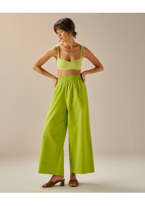 Cotton Livia Pants - Lumini Green