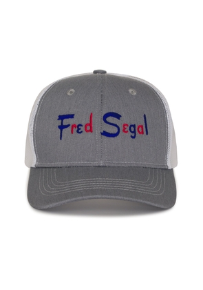 FS Logo Kids Trucker Hat - Heather Grey/White