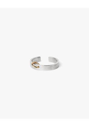 Mixed Metal Sterling Silver/18K Gold Ring 073