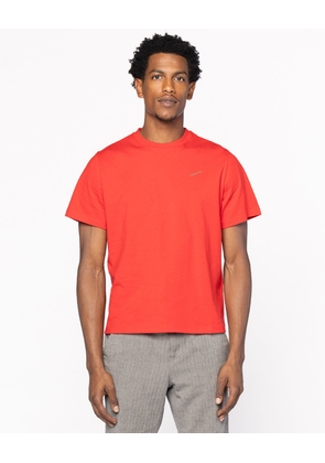 Logo Boxy Short Sleeve T-Shirt - Red