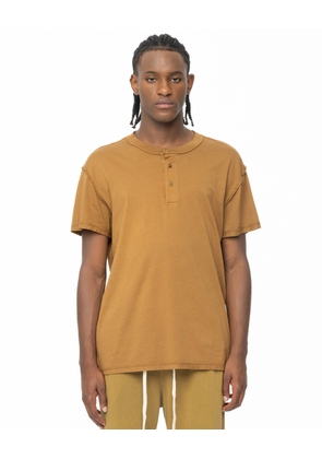 Inside Out S/S Henley Tee - Pimento