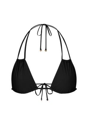 The Jane Double String Bikini Top - Black