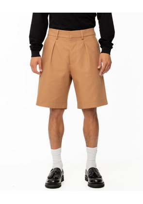Callen Pleated Shorts - Rust