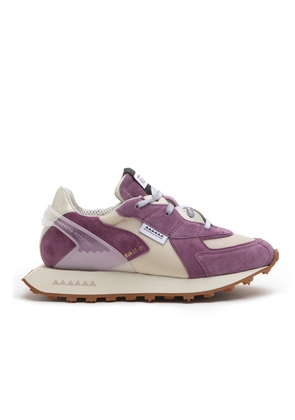 Grape Suede Nylon Sneakers - Purple