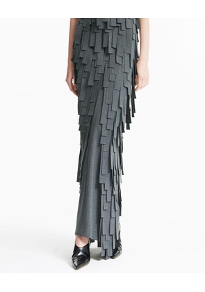 Multi Rectangle Pant Skirt - Grey