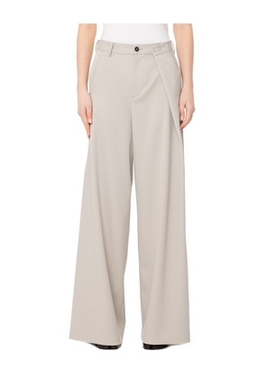 Wide Leg Trousers - Taupe