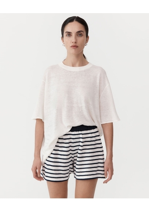 Copain Knit Tee - Off White