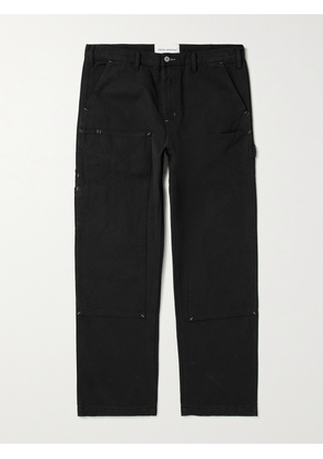 GENERAL ADMISSION - Channel Straight-Leg Cotton-Canvas Cargo Trousers - Men - Black - UK/US 28