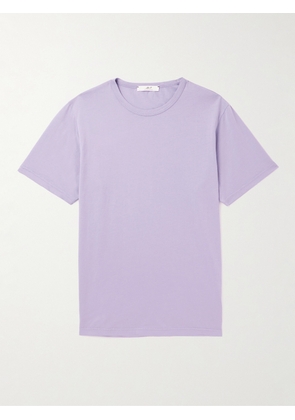 Mr P. - Garment-Dyed Cotton-Jersey T-Shirt - Men - Purple - XS