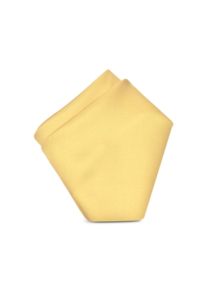 Light Yellow Silk Pocket Square