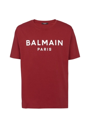 Balmain Logo Print T-Shirt