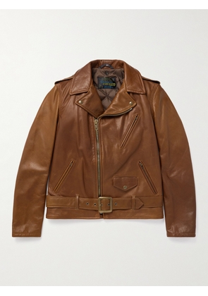 Schott - Perfecto Leather Biker Jacket - Men - Brown - XS