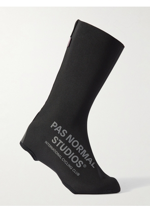 Pas Normal Studios - Heavy Logo-Print Stretch-Jersey Overshoes - Men - Black - S