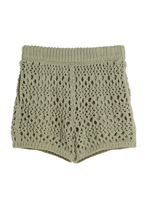 Brunello Cucinelli Kids Cotton Knitted Shorts (4-12 Years)