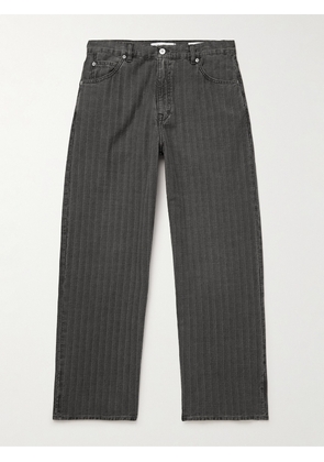 Our Legacy - Vast Straight-Leg Striped Jeans - Men - Gray - IT 46
