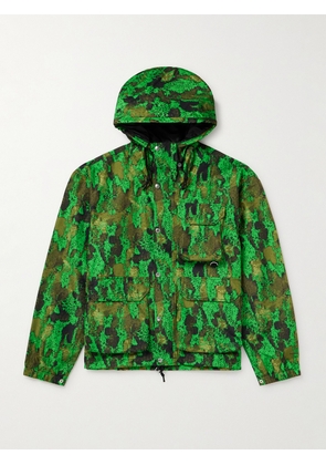 The North Face - M66 Camouflage-Print Shell Hooded Jacket - Men - Green - XS