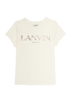 Lanvin Enfant Cotton Logo T-Shirt (4-14 Years)
