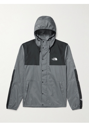 The North Face - Seasonal Mountain Logo-Print Ripstop Hooded Jacket - Men - Gray - XS