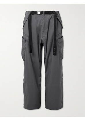 ACRONYM - P55-M Belted Stretch-Shell Cargo Trousers - Men - Gray - XS