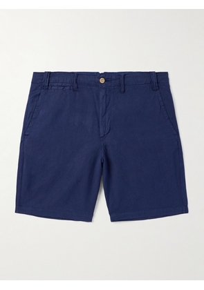 Polo Ralph Lauren - Straight-Leg Linen and Cotton-Blend Shorts - Men - Blue - UK/US 30