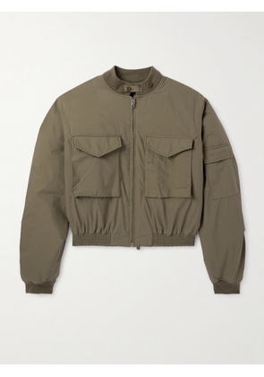 Givenchy - Cotton-Blend Shell Bomber Jacket - Men - Green - IT 46