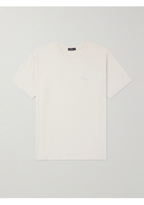 DIME - Logo-Embroidered Cotton-Jersey T-Shirt - Men - Neutrals - S